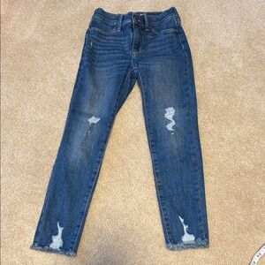 Girls Distressed jeggings
